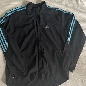 Women’s Adidas ClimaProof M lightweight black running jacket